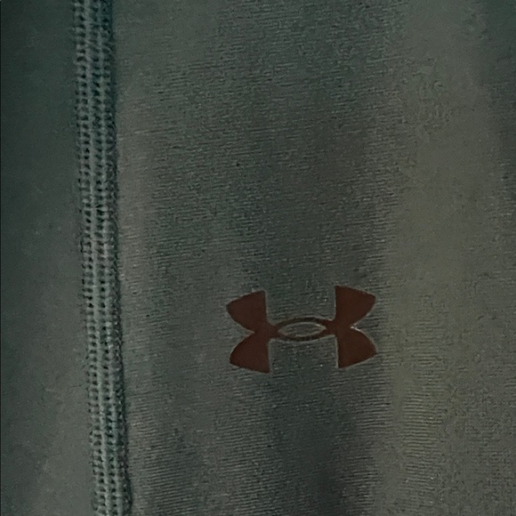 Under Armour Teal and Yellow Leggings - Picture 2 of 4